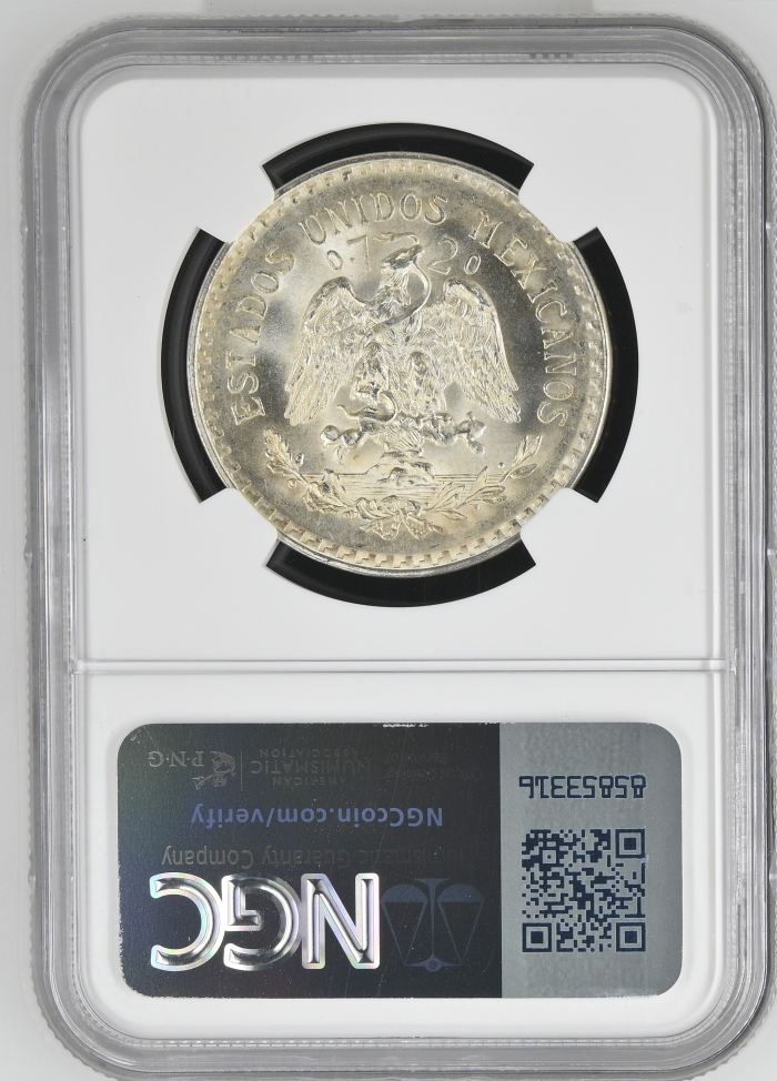 Modern Silver & Minors Peso 1943 M NGC MS67 0145725Modern Silver & Minors Peso 1943 M NGC MS67 0145725 - Image 2