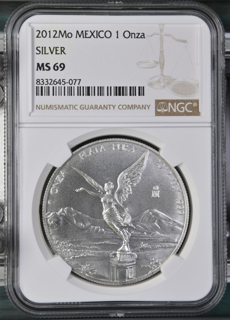 Modern Silver & Minors Onza 2012 Mo NGC MS69 0145744