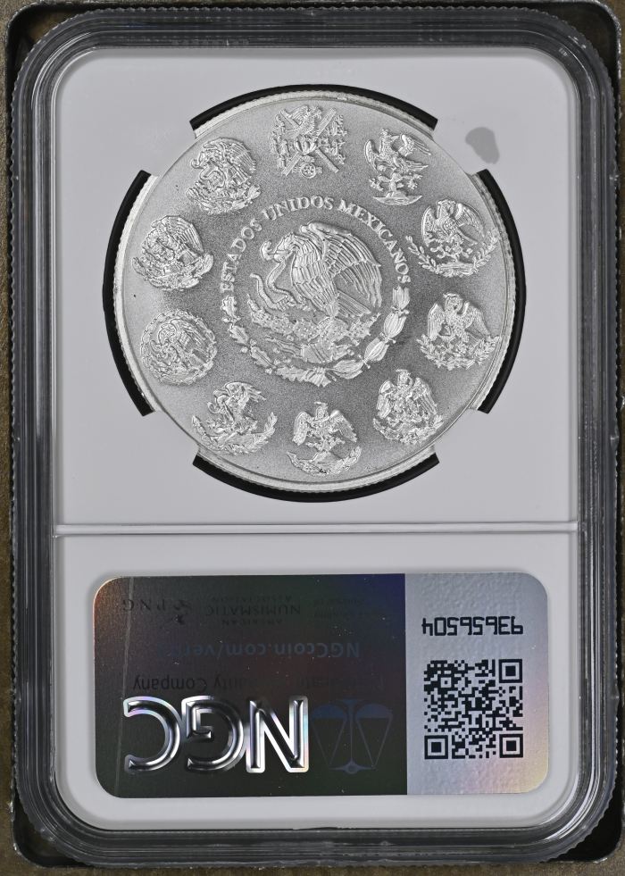 Modern Silver & Minors Onza 2012 Mo NGC MS69 0145744Modern Silver & Minors Onza 2012 Mo NGC MS69 0145744 - Image 2