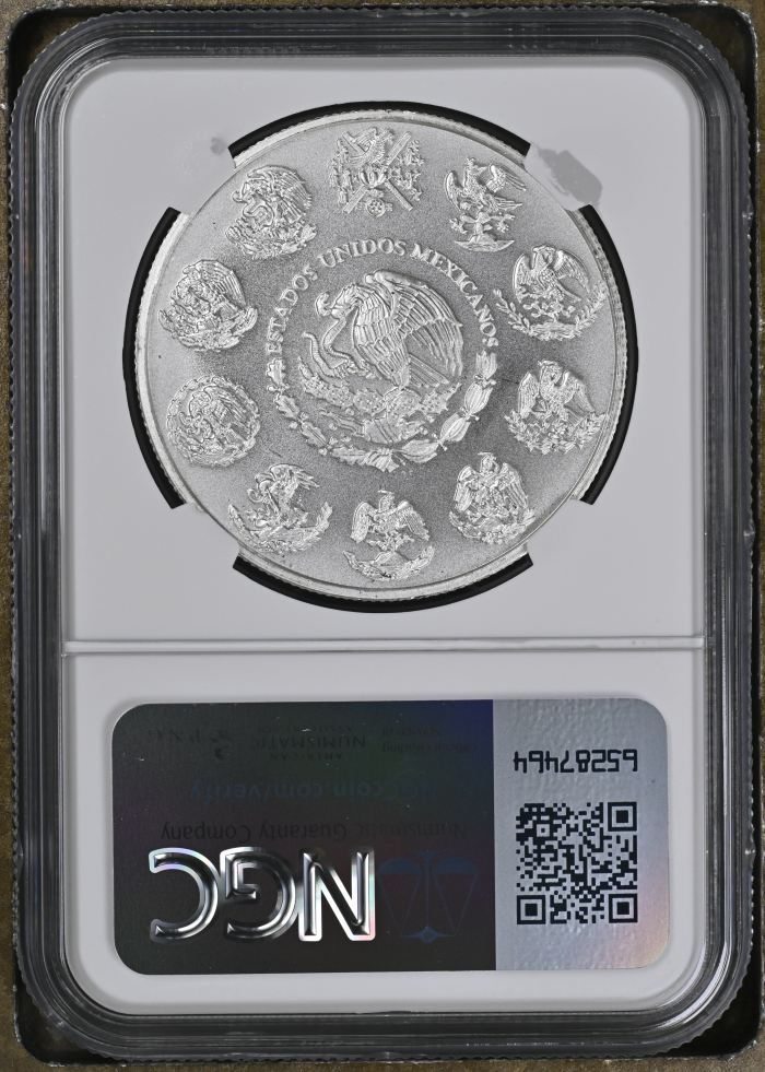 Modern Silver & Minors Onza 2012 Mo NGC MS69 0145746Modern Silver & Minors Onza 2012 Mo NGC MS69 0145746 - Image 2