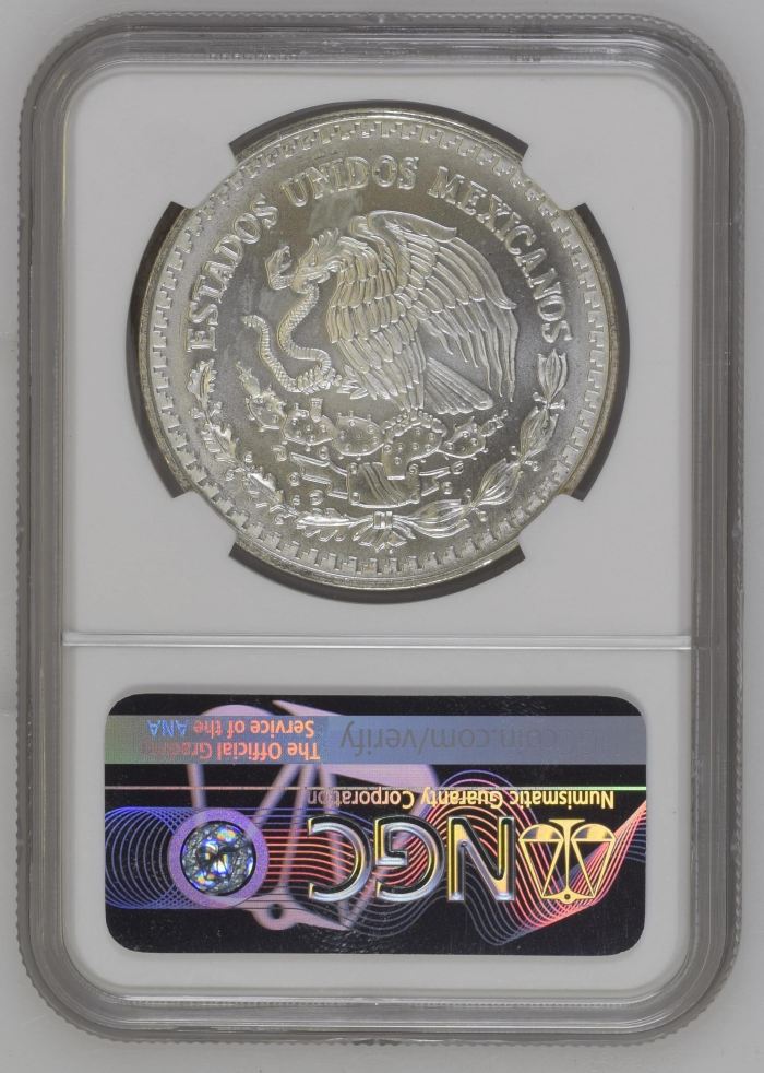 Modern Silver & Minors Onza 1999 Mo NGC MS65 0145802Modern Silver & Minors Onza 1999 Mo NGC MS65 0145802 - Image 2