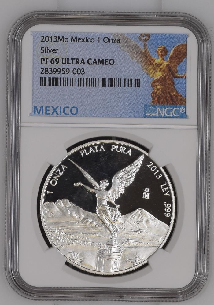 Modern Silver & Minors Onza 2013 Mo NGC PF69 Ultra Cameo 0145846Modern Silver & Minors Onza 2013 Mo NGC PF69 Ultra Cameo 0145846