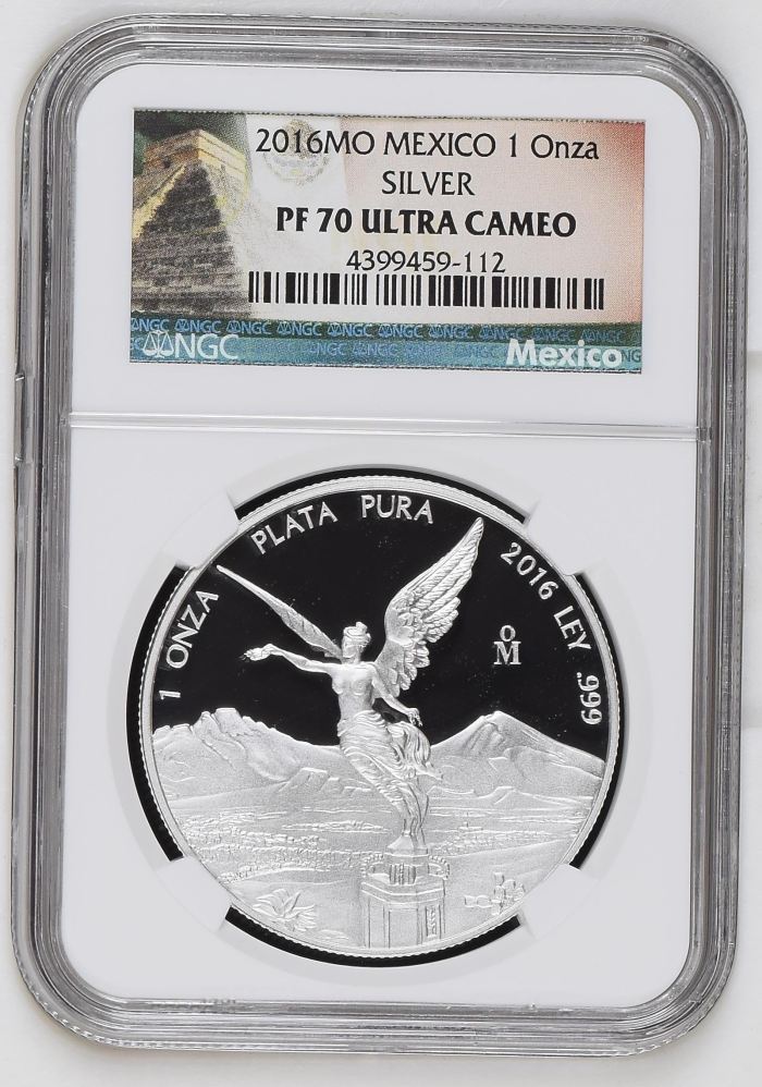 Modern Silver & Minors Onza 2016 Mo NGC PF70 Ultra Cameo 0145847Modern Silver & Minors Onza 2016 Mo NGC PF70 Ultra Cameo 0145847