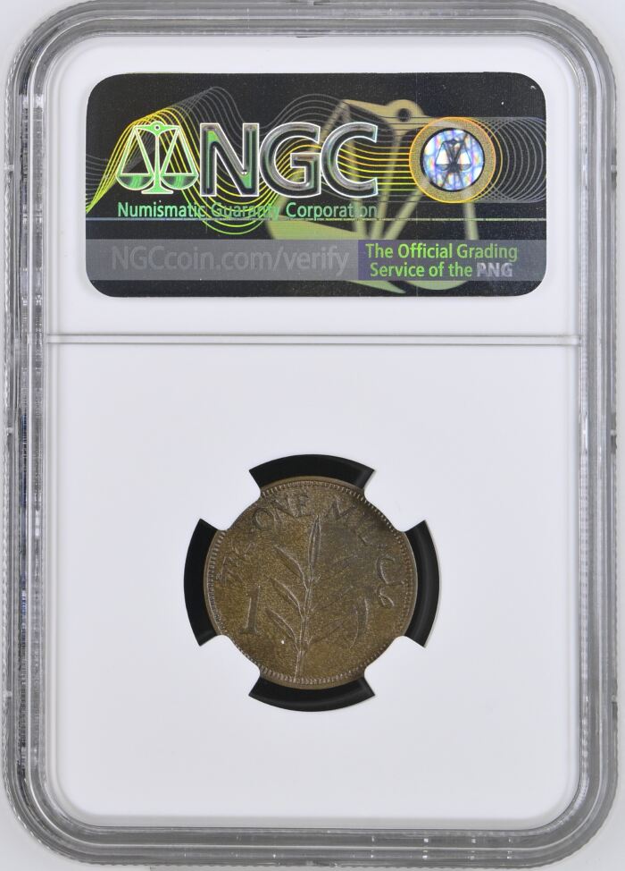 Other Palestine Mil 1927 NGC MS63BN 0145929Other Palestine Mil 1927 NGC MS63BN 0145929 - Image 2