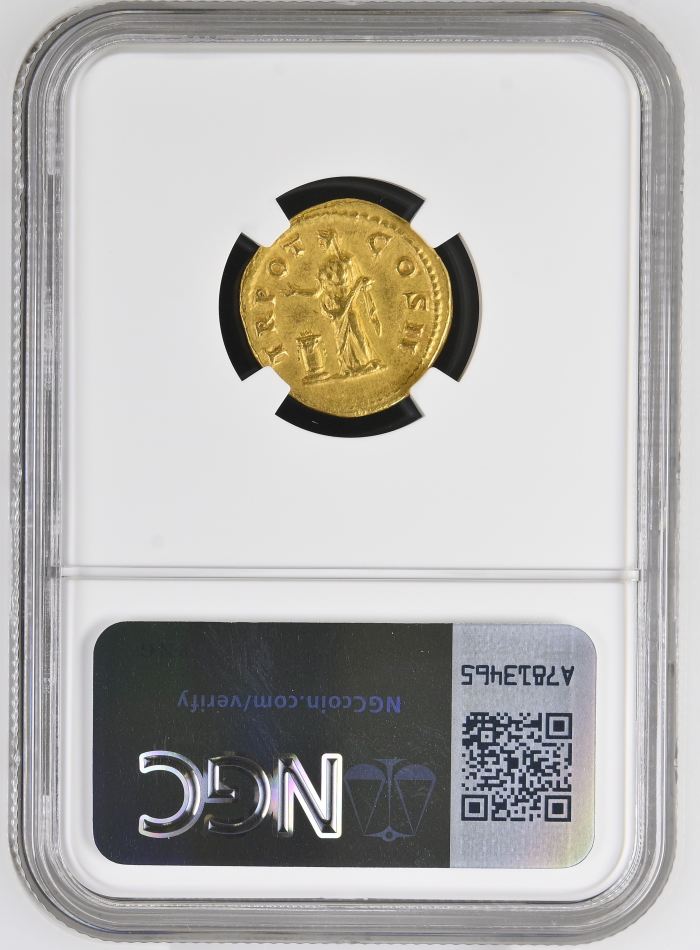 Roman Imperial Antoninus Pius 138-161 AD AV Aureus NGC XF 0146223Roman Imperial Antoninus Pius 138-161 AD AV Aureus NGC XF 0146223 - Image 2