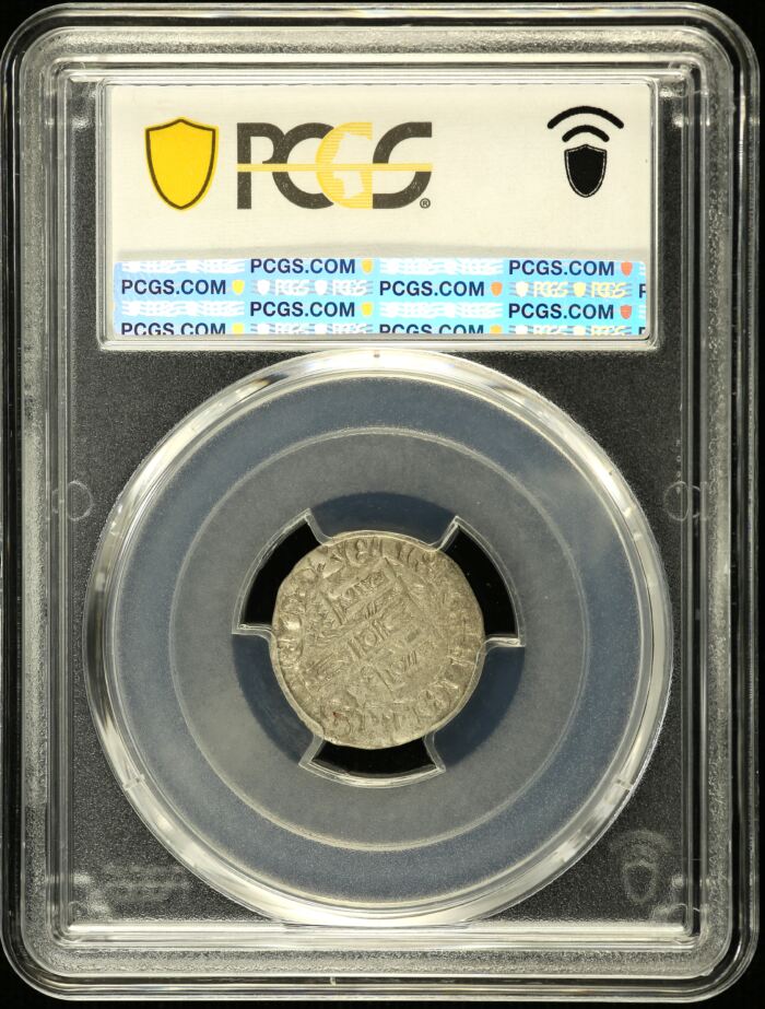 Spain Denier (1312-50) PCGS AU53 0146229Spain Denier (1312-50) PCGS AU53 0146229 - Image 2
