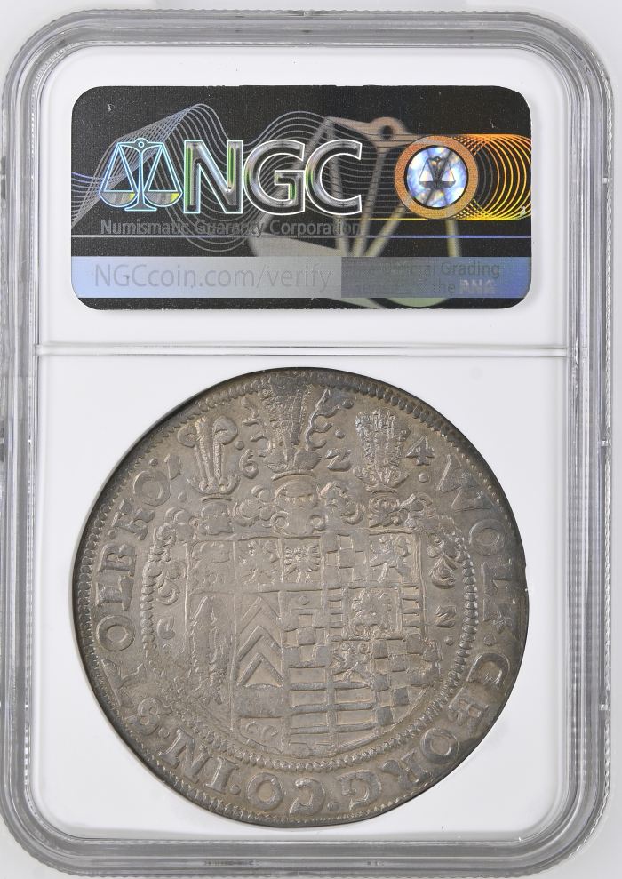 Germany Taler 1624 CZ Stolberg NGC XF45 DAV-7778 0146240Germany Taler 1624 CZ Stolberg NGC XF45 DAV-7778 0146240 - Image 2
