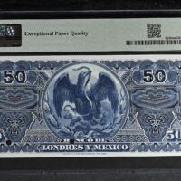 Bancos 50 Pesos ND Distrito Federal M274s PMG Ch UNC63 EPQ f_35447 thumbnail