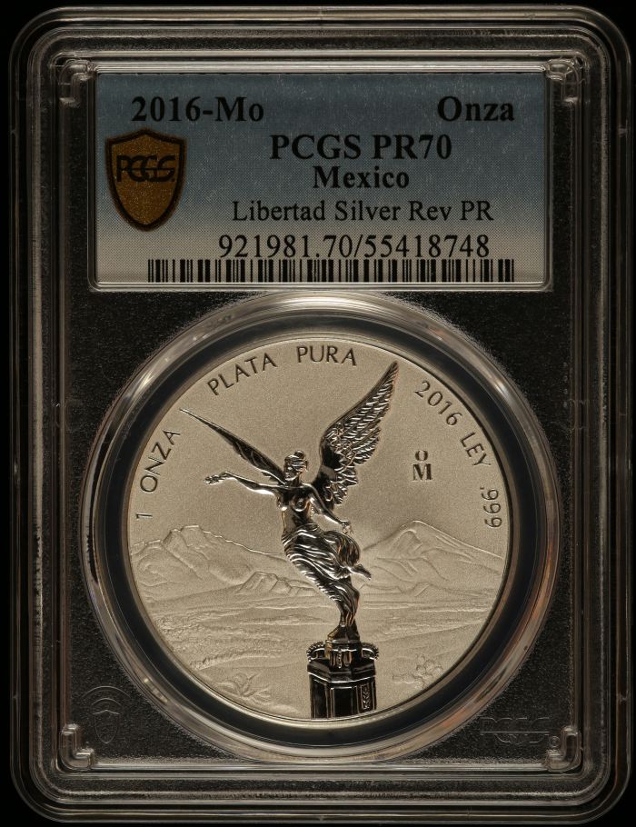 Modern Silver & Minors Onza Reverse Proof 2016 Mo PCGS PR70 0146014Modern Silver & Minors Onza Reverse Proof 2016 Mo PCGS PR70 0146014