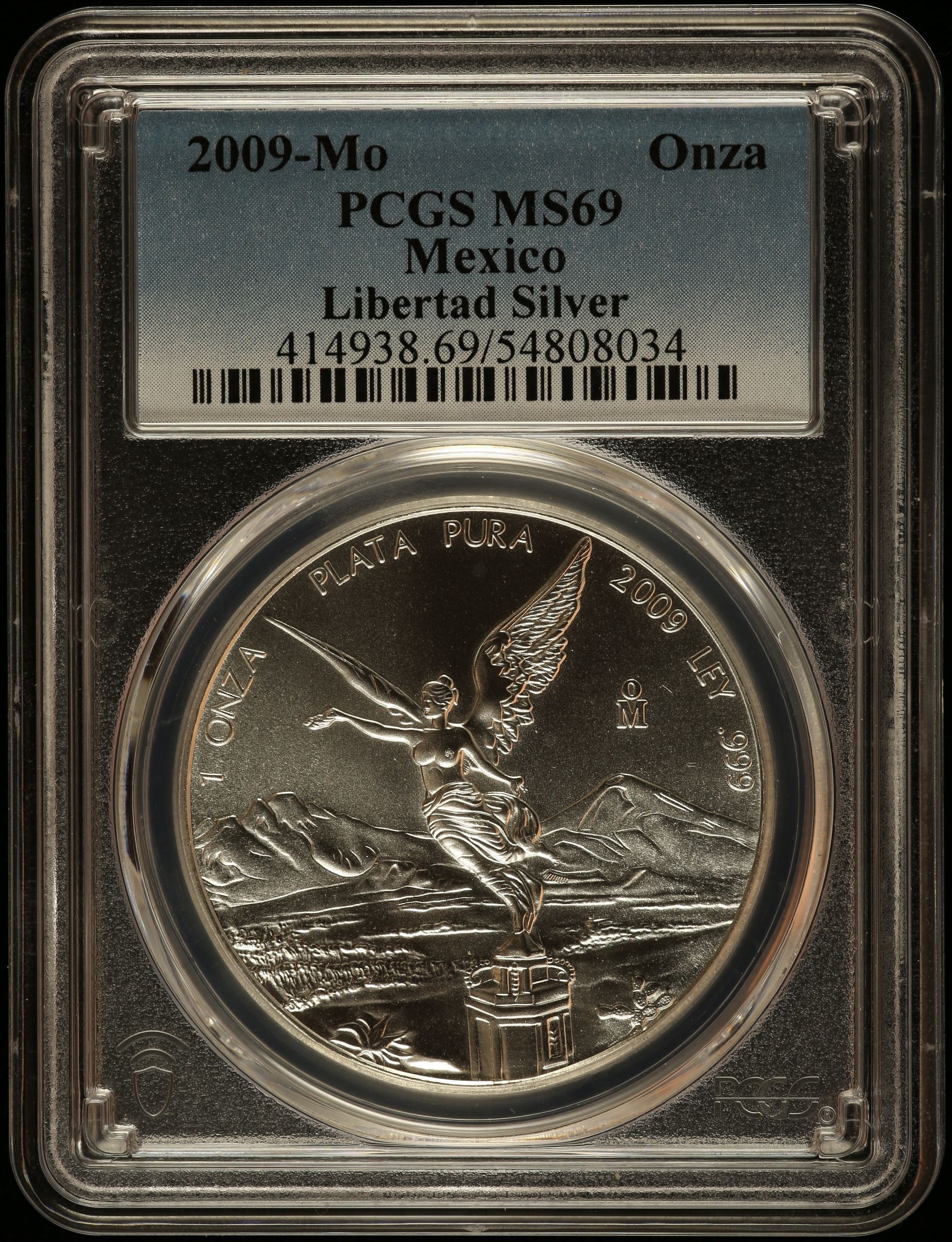 Modern Silver & Minors Onza 2009 Mo PCGS MS69 0146165