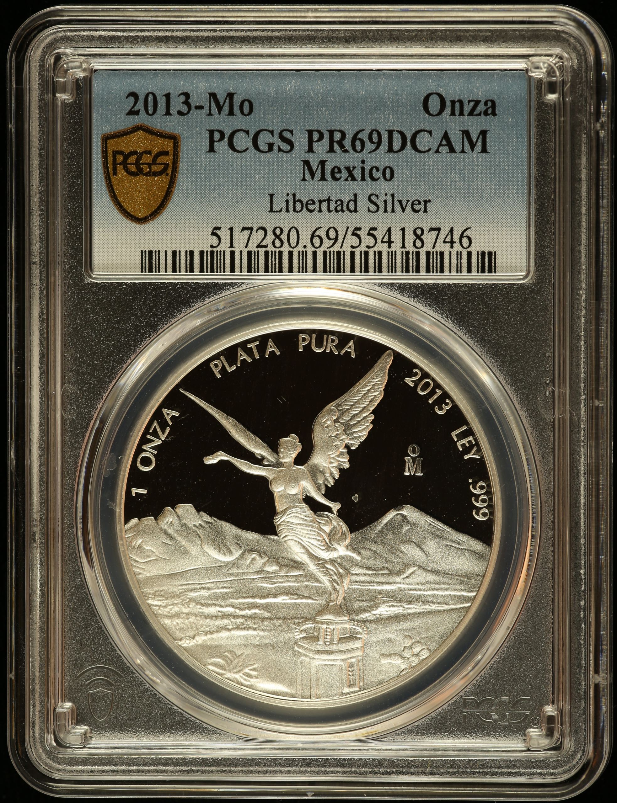 Modern Silver & Minors Onza 2013 Mo PCGS PR69DCAM 0146016