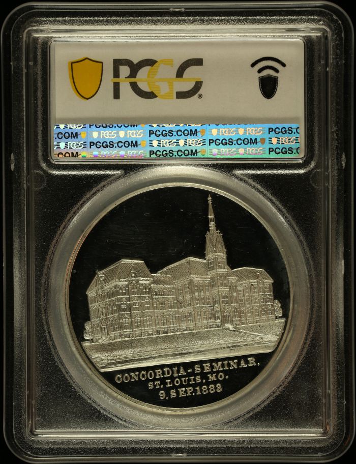 Germany Martin Luther Medal 1883 Eisleben PCGS SP64 Opitz-111 0145947Germany Martin Luther Medal 1883 Eisleben PCGS SP64 Opitz-111 0145947 - Image 2