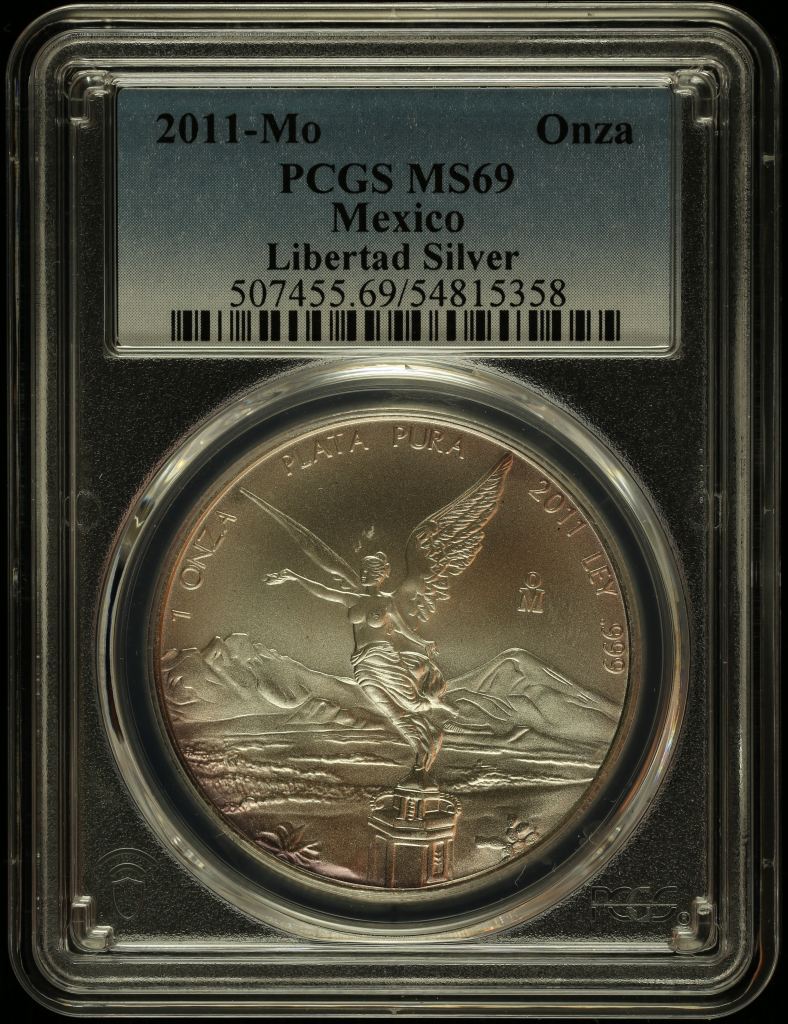 Modern Silver & Minors Onza 2011 Mo PCGS MS69 0146100