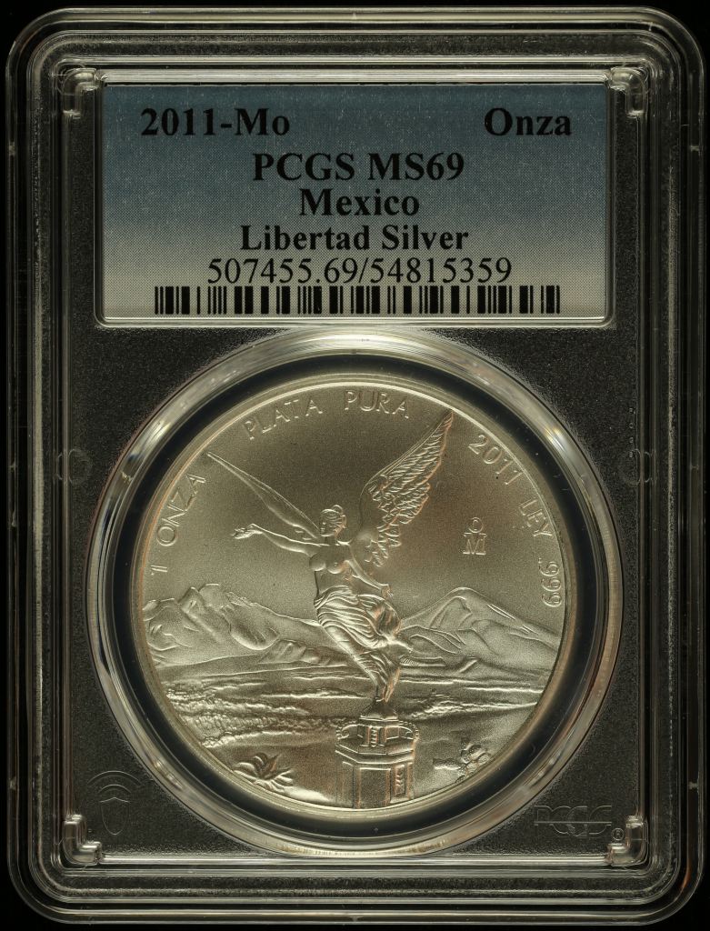 Modern Silver & Minors Onza 2011 Mo PCGS MS69 0146101