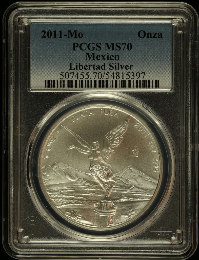 Modern Silver & Minors Onza 2011 Mo PCGS MS70 0146206