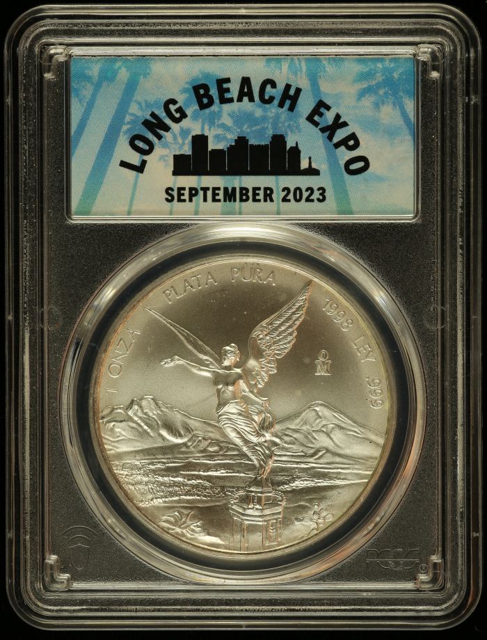 Modern Silver & Minors Onza 1998 Mo PCGS MS67 0145801Modern Silver & Minors Onza 1998 Mo PCGS MS67 0145801