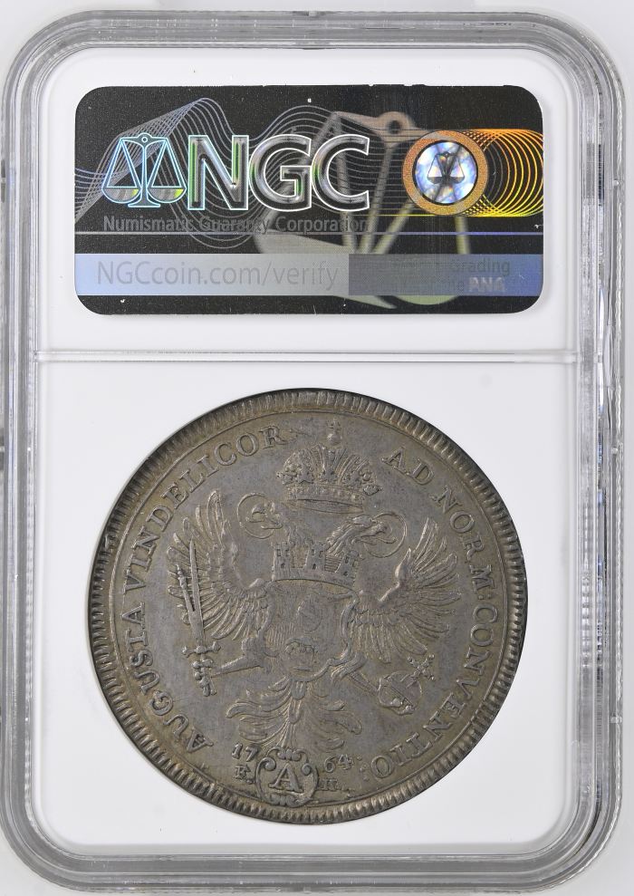 Germany Taler 1764 F(A)H Augsburg NGC AU55 DAV-1929 0146313Germany Taler 1764 F(A)H Augsburg NGC AU55 DAV-1929 0146313 - Image 2