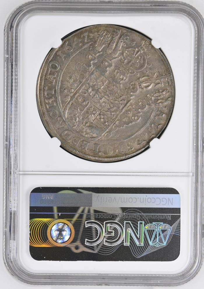 Germany Taler 1647 HS Brunswick-Wolfenbuttel NGC AU58 DAV-6348 0146316Germany Taler 1647 HS Brunswick-Wolfenbuttel NGC AU58 DAV-6348 0146316 - Image 2