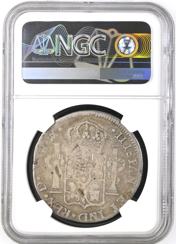 War For Independence 8 Reales 1818 Durango NGC F 15 0146442War For Independence 8 Reales 1818 Durango NGC F 15 0146442 - Image 2