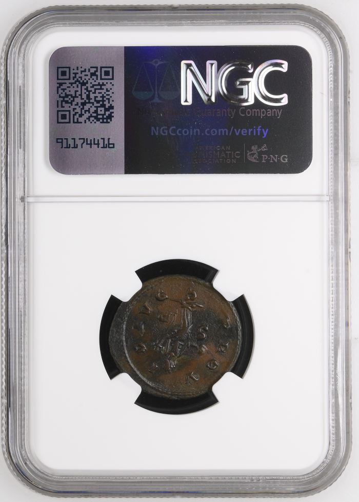 Roman Imperial Carausius 286/7-293 AD BI Double Denarius NGC Ch XF 0146484Roman Imperial Carausius 286/7-293 AD BI Double Denarius NGC Ch XF 0146484 - Image 2