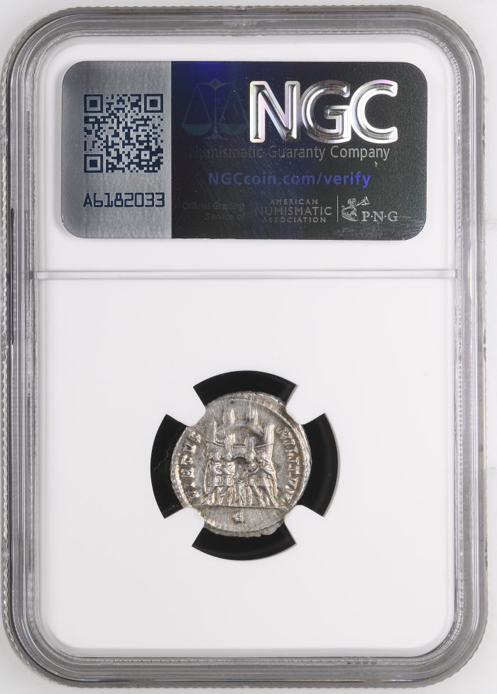 Roman Imperial Maximian 286-310 AD AR Argenteus NGC Ch XF 0146540Roman Imperial Maximian 286-310 AD AR Argenteus NGC Ch XF 0146540 - Image 2