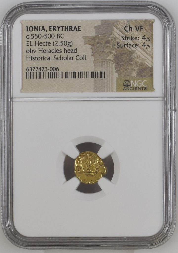 Ionia c.550-500 BC EL Hecte NGC Ch VF 0146542