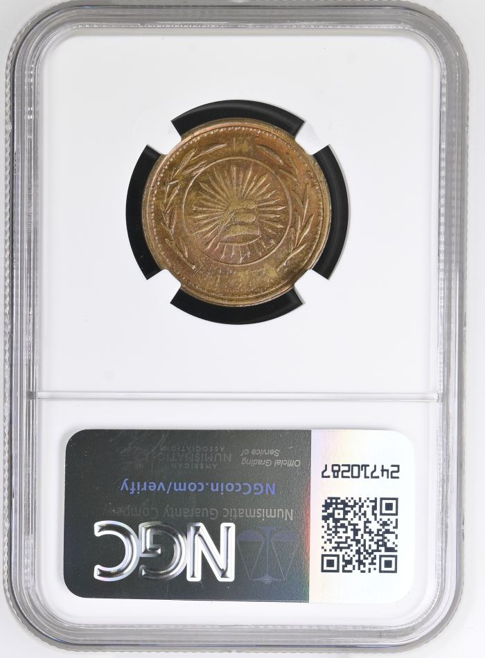Chihuahua 2 Centavo 1913 Chihuahua NGC MS64 0146590Chihuahua 2 Centavo 1913 Chihuahua NGC MS64 0146590 - Image 2