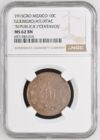 Guerrero Mexican Coins Revolution Guerrero 10 Centavo 1915 GRO NGC MS62BN 0146594 Guerrero 10 Centavo 1915 GRO NGC MS62BN 0146594