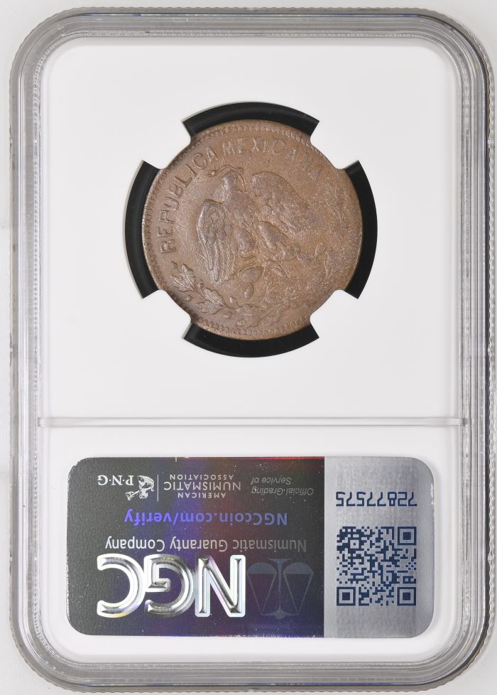 Guerrero 10 Centavo 1915 GRO NGC MS62BN 0146594Guerrero 10 Centavo 1915 GRO NGC MS62BN 0146594 - Image 2
