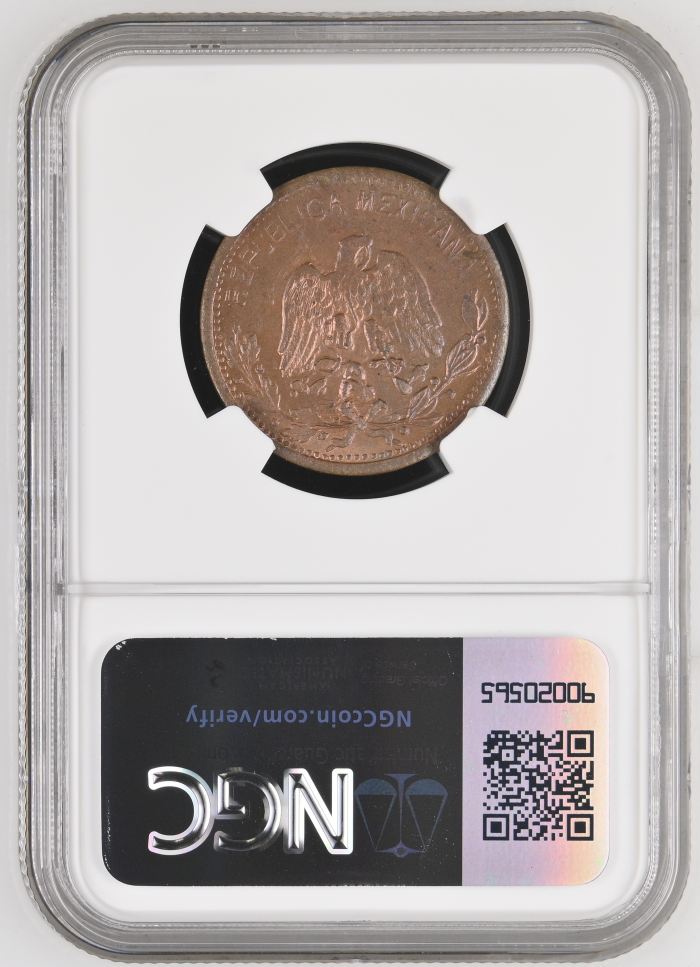 Guerrero 10 Centavo 1915 GRO NGC MS63RB 0146597Guerrero 10 Centavo 1915 GRO NGC MS63RB 0146597 - Image 2