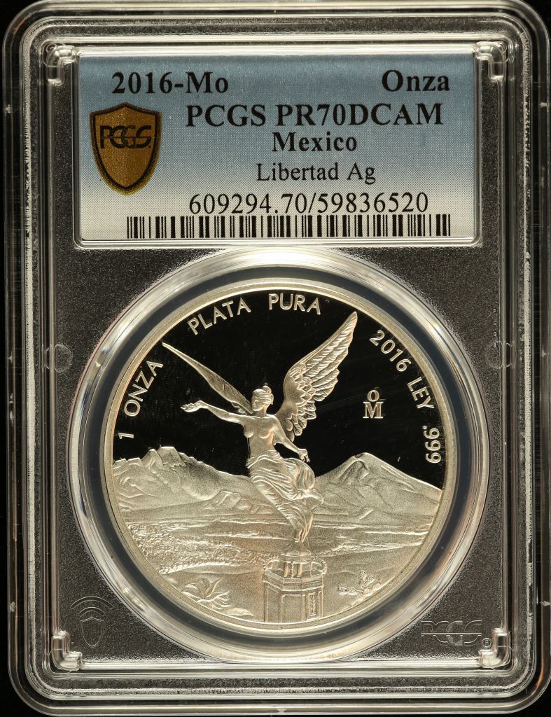 Modern Silver & Minors Onza 2016 Mo PCGS PR70DCAM 0146570
