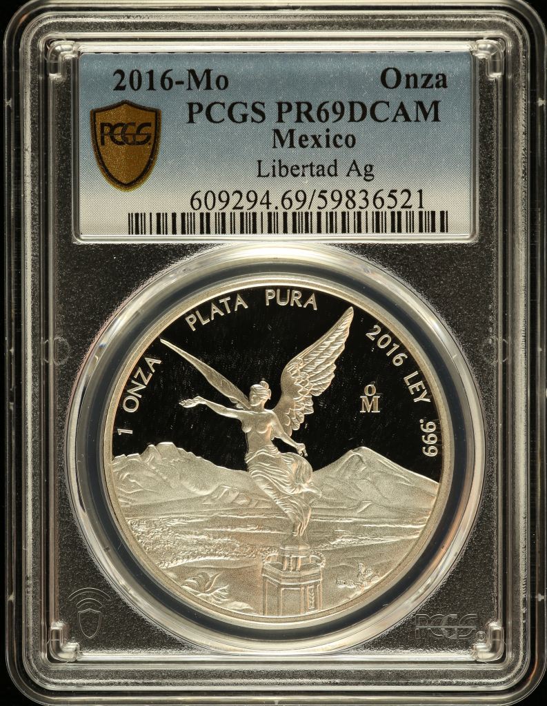 Modern Silver & Minors Onza 2016 Mo PCGS PR69DCAM 0146572