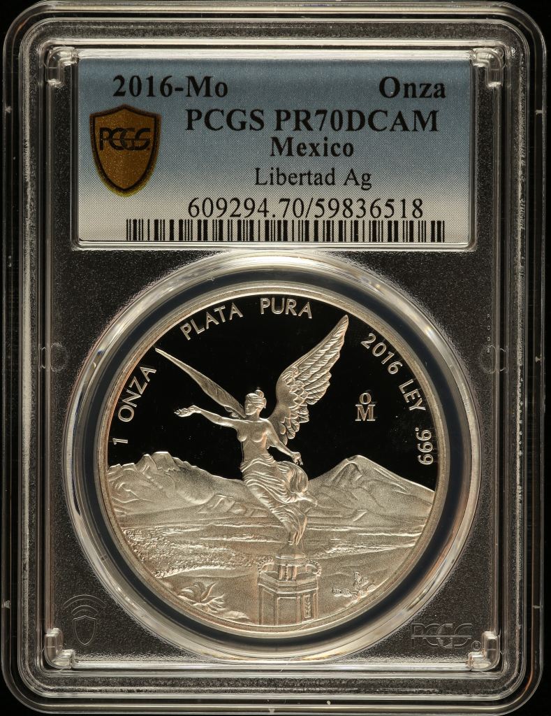 Modern Silver & Minors Onza 2016 Mo PCGS PR70DCAM 0146568