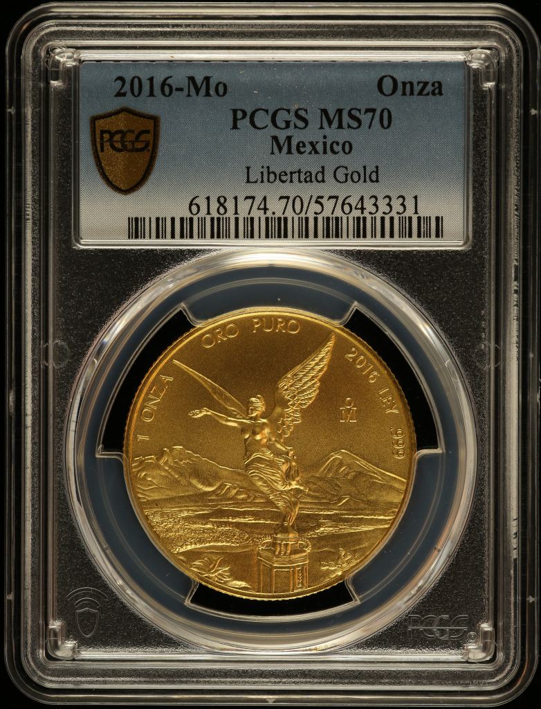 Modern Gold Onza 2016 Mo PCGS MS70 0146566