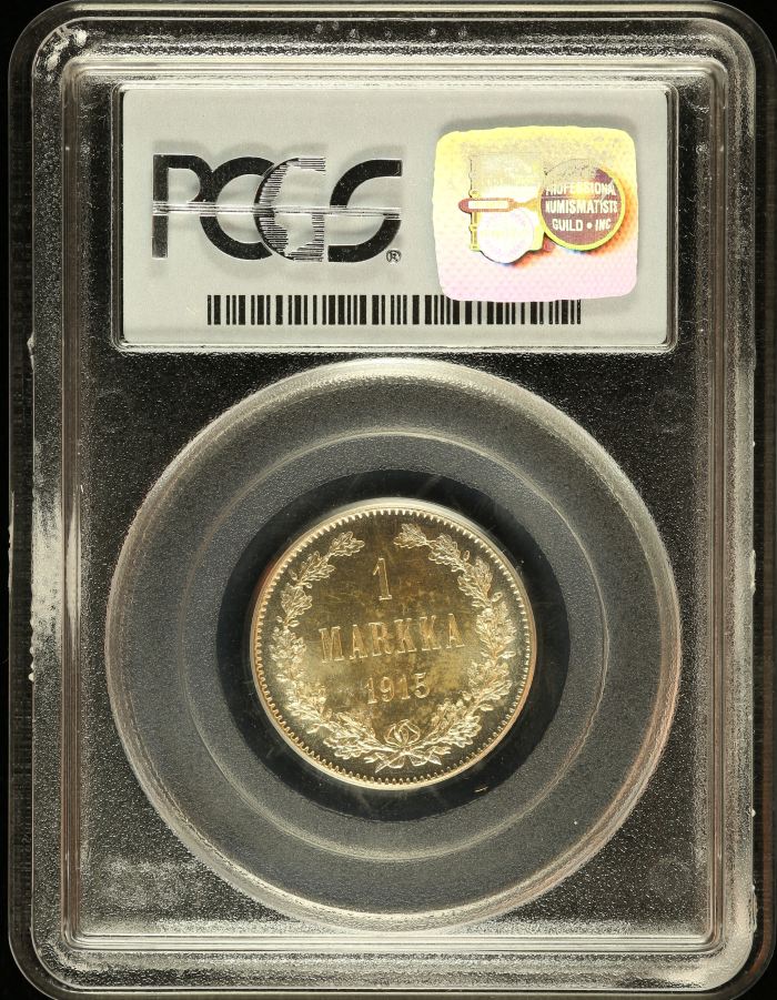 Finland Markka 1915 S PCGS MS66 0146523Finland Markka 1915 S PCGS MS66 0146523 - Image 2