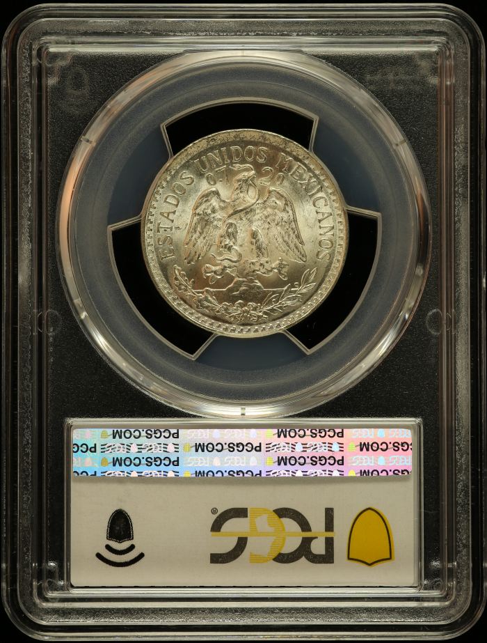 Modern Silver & Minors 50 Centavo 1945 M PCGS MS66 0146605Modern Silver & Minors 50 Centavo 1945 M PCGS MS66 0146605 - Image 2