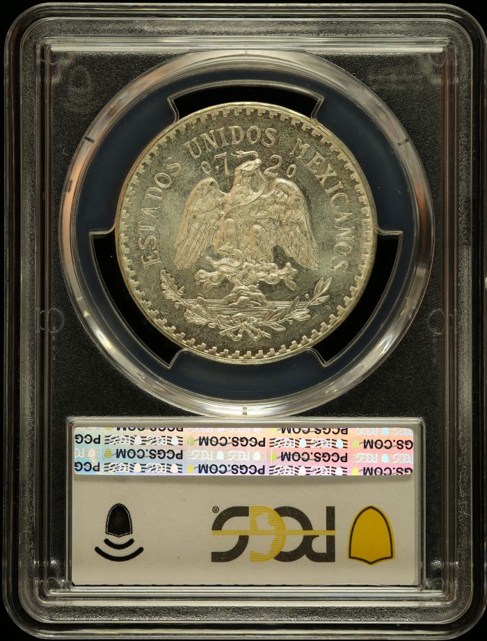 Modern Silver & Minors Peso 1933 M KM-455 PCGS MS67 0146606Modern Silver & Minors Peso 1933 M KM-455 PCGS MS67 0146606 - Image 2