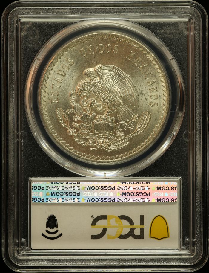 Modern Silver & Minors 5 Peso 1948 Mo PCGS MS66+ 0146607Modern Silver & Minors 5 Peso 1948 Mo PCGS MS66+ 0146607 - Image 2