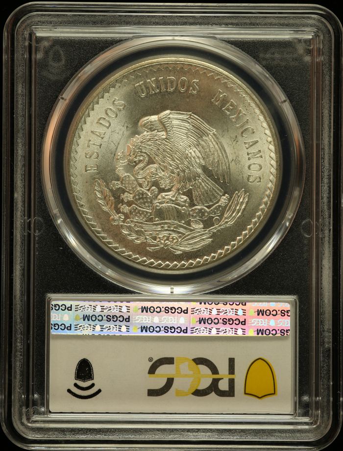 Modern Silver & Minors 5 Peso 1948 Mo PCGS MS66 0146608Modern Silver & Minors 5 Peso 1948 Mo PCGS MS66 0146608 - Image 2