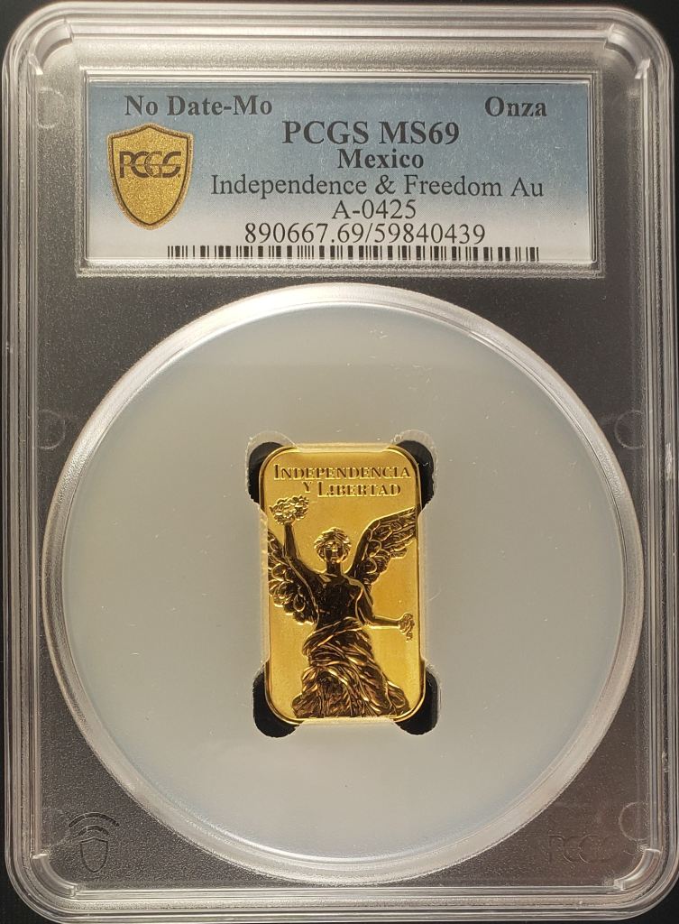 Modern Gold Independence & Freedom Onza Mo PCGS MS69 A-0425 0146668