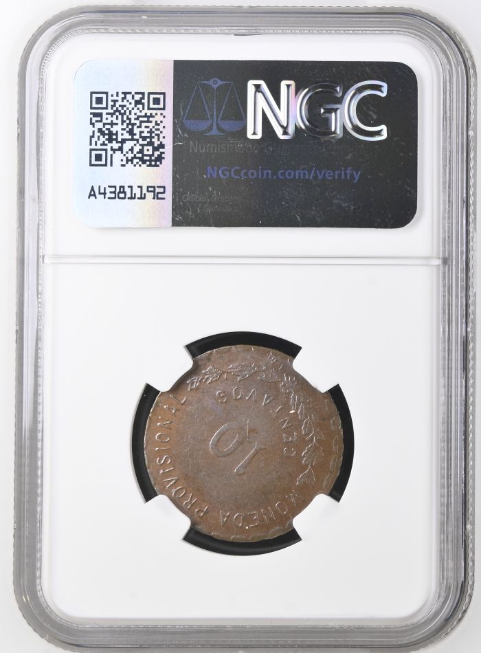 Oaxaca 10 Centavo 1915 Oaxaca NGC MS62BN 0146621Oaxaca 10 Centavo 1915 Oaxaca NGC MS62BN 0146621 - Image 2
