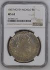 Colonial Silver & Minors 8 Reales 1807 Mo TH NGC MS63 0146659