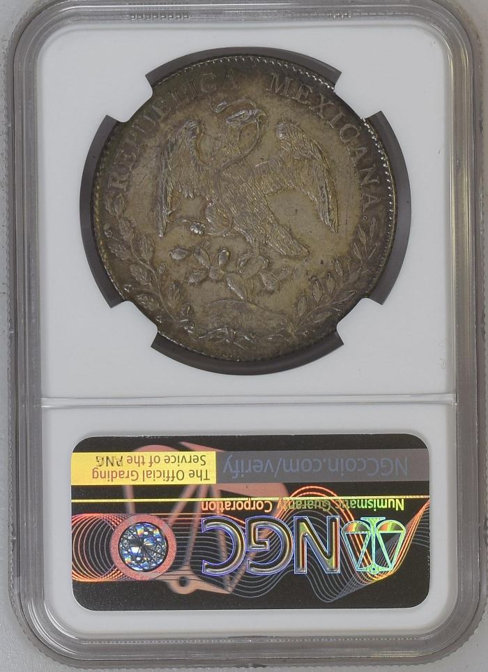 Culiacan 8 Reales 1895 Cn AM NGC MS65 0146663Culiacan 8 Reales 1895 Cn AM NGC MS65 0146663 - Image 2
