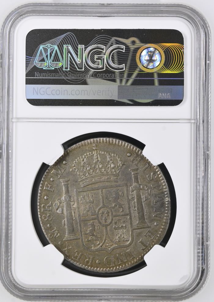 Colonial Silver & Minors 8 Reales 1789 Mo FM NGC AU58 0146689Colonial Silver & Minors 8 Reales 1789 Mo FM NGC AU58 0146689 - Image 2
