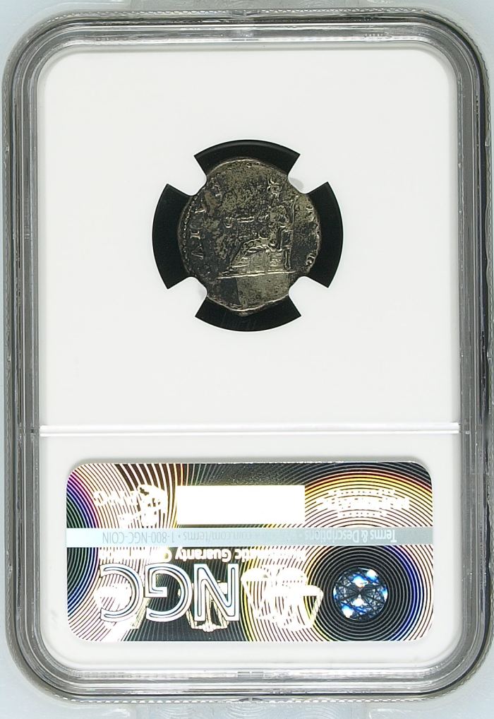 Roman Imperial Vespasian 69-79 AD AR Denarius NGC XF 0146716Roman Imperial Vespasian 69-79 AD AR Denarius NGC XF 0146716 - Image 2
