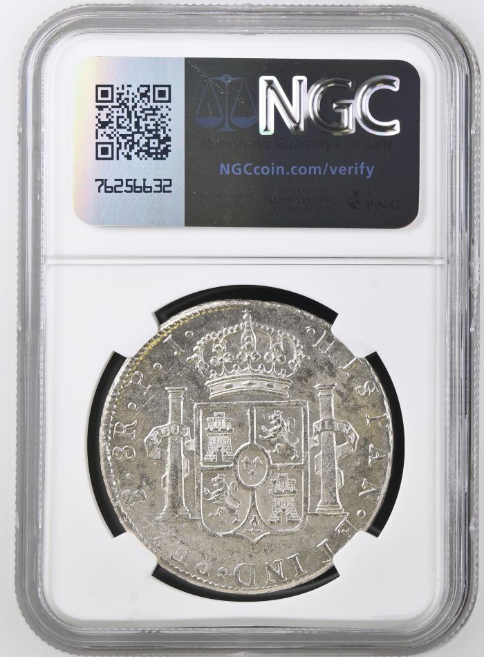 Bolivia 8 Reales 1808 Pts PJ NGC MS61 0146831Bolivia 8 Reales 1808 Pts PJ NGC MS61 0146831 - Image 2