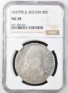 Bolivia 8 Sol 1832 Pts JL NGC AU58 0146858