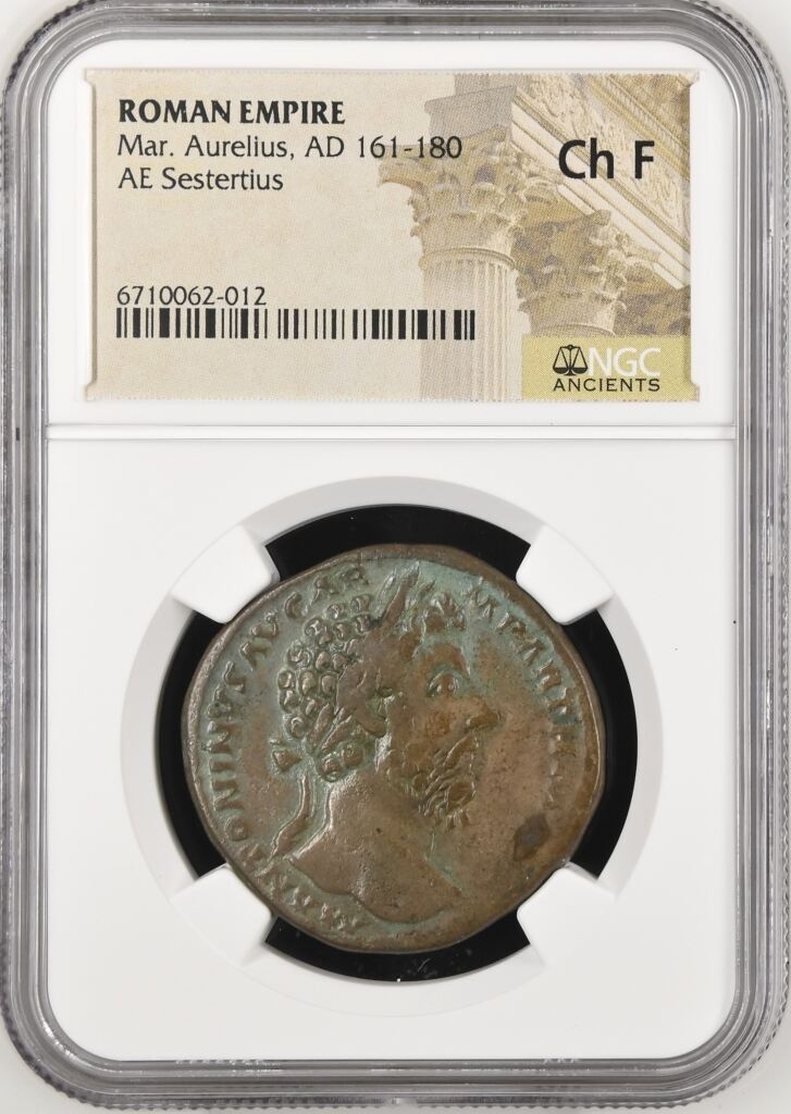 Roman Imperial Marcus Aurelius AE Sestertius 0146870