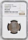 Chihuahua Mexican Coins Revolution Chihuahua 5 Centavo 1915 Chihuahua NGC MS65BN 0146944 Chihuahua 5 Centavo 1915 Chihuahua NGC MS65BN 0146944