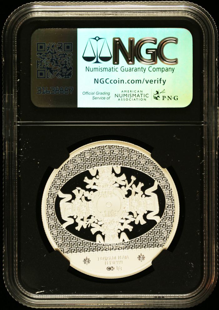 Medals & Tokens Vasija de Tlaloc-Caja de Tizapan Silver 1oz Medal 2025 NGC PF70 Ultra Cameo 0147002Medals & Tokens Vasija de Tlaloc-Caja de Tizapan Silver 1oz Medal 2025 NGC PF70 Ultra Cameo 0147002 - Image 4